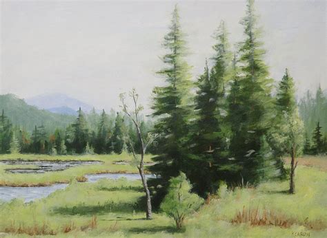 Adirondack Scenery Painting By Thomas Kearon Fine Art America