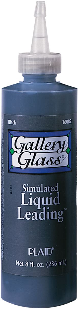 Plaidcraft Gallery Glass Liquid Lead 8 Ounce Black 16082 Ebay