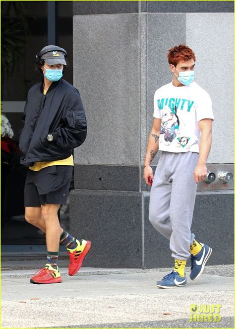 kj apa charles melton and camila mendes take a day off from filming riverdale photo 4504559