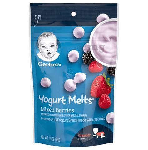 Gerber Yogurt Melts Mixed Berry Buy Packet Of 28 Gm Liquid At Best