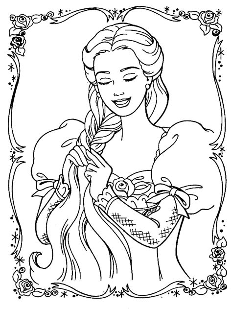 All children like crafts and activities at home, such as computer. Barbie coloring pages to print for free; mermaid, princess ...