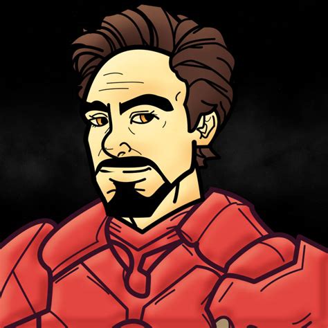 Tony Stark Drawing By Keyzar On Deviantart