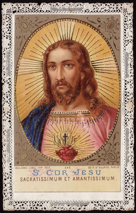 Sacredheartmostholyandmostloving Vintage Holy Cards Images