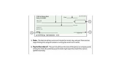 how to write a check worksheets