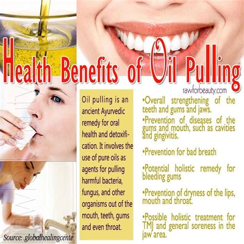 Oil Pulling Whitens Teeth Oil Pulling Oil Pulling Benefits Health