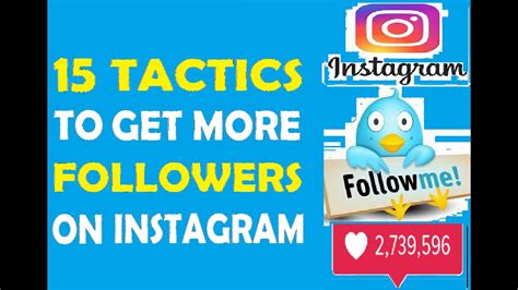 How To Get More Followers On Instagram Using 15 Top Tactics Youtube