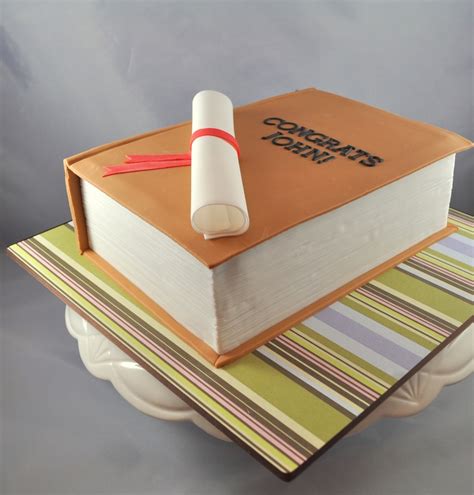 The hows and whys of successful baking» shirley o'corriher и «rose's heavenly cakes» rose levy beranbaum. Graduation Book Cake - CakeCentral.com