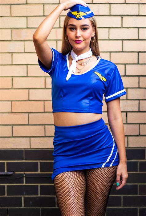 Sexy Blue Air Hostess Set Perth Hurly Burly Hurly Burly