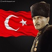 Dalgalanan Türk Bayrağı ve Mustafa Kemal Atatürk Gif | Bayrak, Gif ...