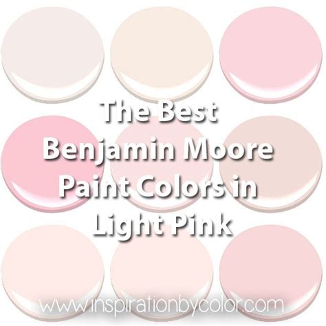 Benjamin Moore Paint Colors In Light Pink The Best Soft Pink Baby