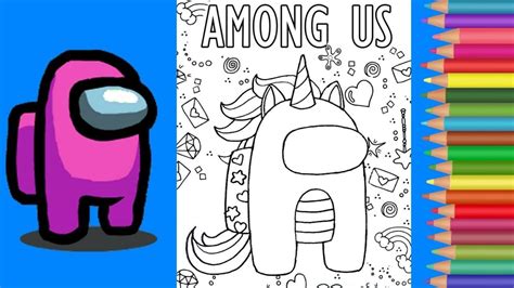 Among Us Coloring Pages Unicorn / Among Us Coloring Pages