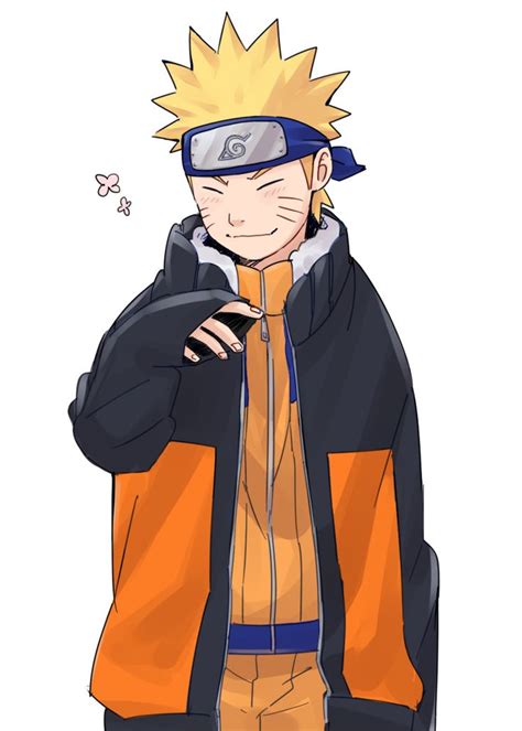 Naruto In His Grown Up Jacket As A Kid A Naruto