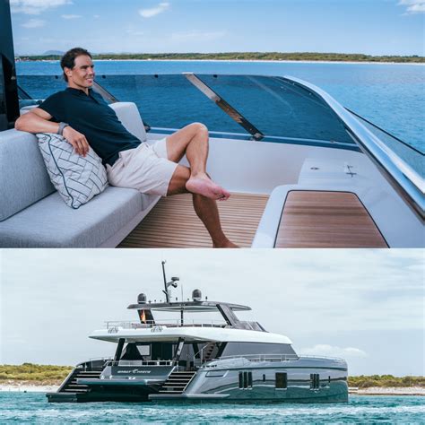 Rafael Nadals 80 Sunreef Yacht At The Monaco Boat Show Nautica News