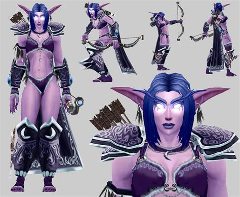 Night Elf Archer Model For Warcraft By Arcane Villain On Deviantart