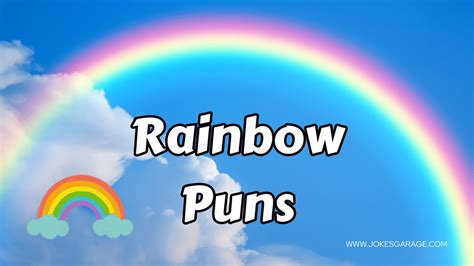 84 Short Rainbow Puns Jokes Garage
