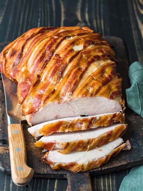 Bacon Wrapped Turkey Breast Recipe The Cookie Rookie®