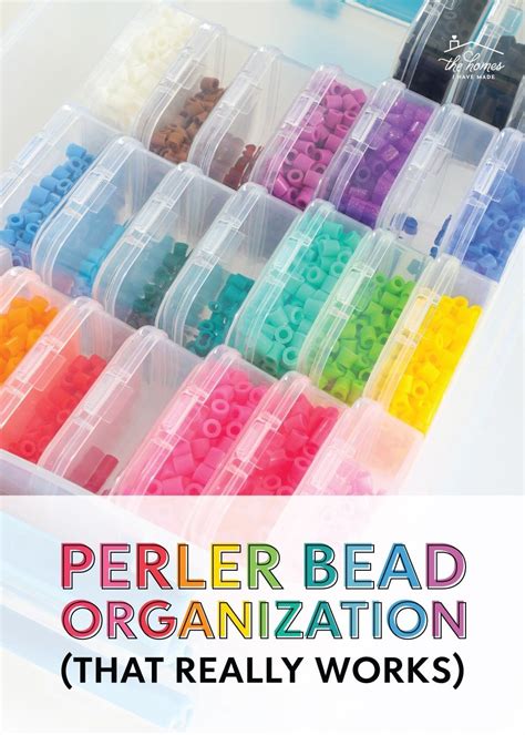 Perler Bead Storage Solution Organized And Easy To Use