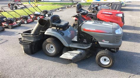 Craftsman Lt1000 42 Inch Cut Riding Mower With Hash Auctions