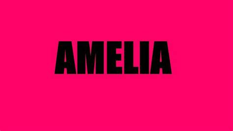 Black Amelia Word In Dark Pink Background Hd Amelia Wallpapers Hd