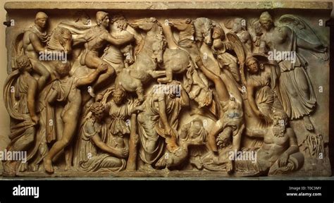 Der Arcophagus Tafel Der Sturz Des Phaeton Das Antike Rom 2