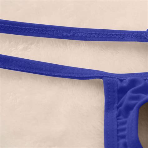 Briefs Men Underwear See Through Jock Strap Bulge Thong Open Front