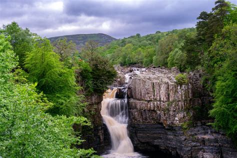 High Force Waterfall In County Durham England Stock Image Image Of