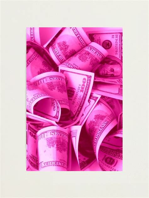 Pink Y2k Money Aesthetic Photographic Print For Sale By Elinguinness
