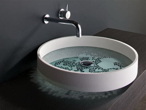 Cheap bathroom sinks, buy quality home improvement directly from china suppliers ouboni modern luxury bathroom basin sink faucet set tempered glass vessel sink pia bacia countertop. 15 Extraordinary Bathroom Sink Designs That Will Beautify ...