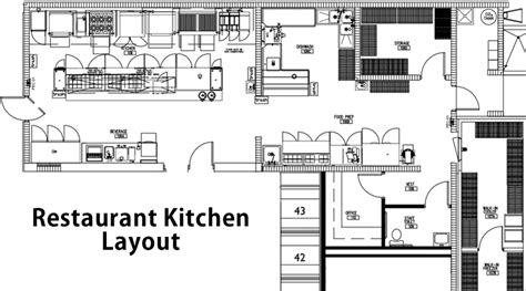 Restaurant Kitchen Floor Plan