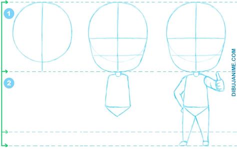 Como Dibujar Chibis Anime Mujer Y Hombre Tutorial Paso A Paso Cómo Dibujar Como Dibujar