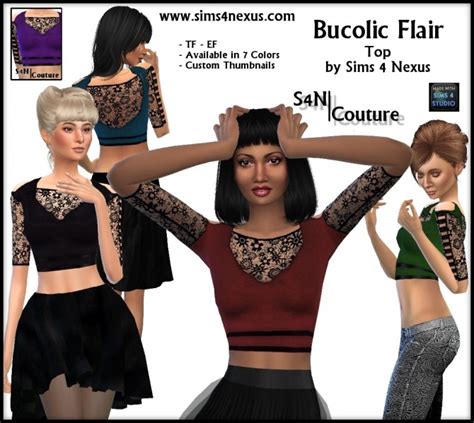 Bucolic Flair Set By Samantha Gump At Sims 4 Nexus Sims 4 Updates