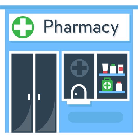 Pharmacy Buildings Signs Medicine Healthcare And Medical Sign Icon