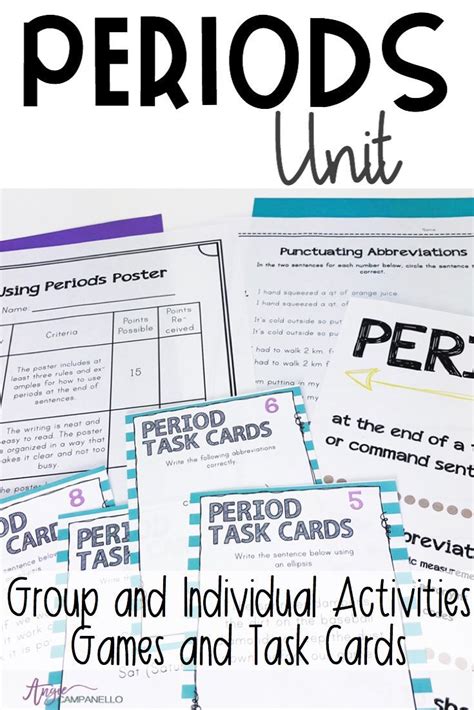 Teach Your Students How To Properly Use Periods In Sentences Contains