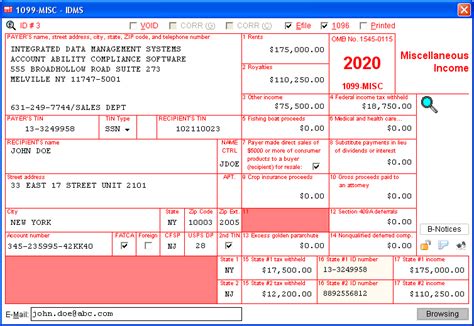 © lembaga hasil dalam negeri malaysia (lhdn). 1099-NEC Software to Create, Print and E-FILE IRS Form ...