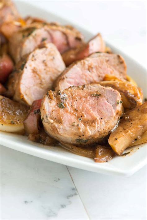 Perfect Roasted Pork Tenderloin With Apples Healthy Lifehack Recipes