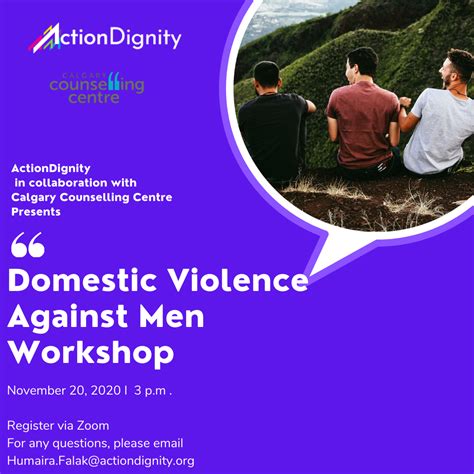 Domestic Violence Against Men Zoom Workshop Actiondignity