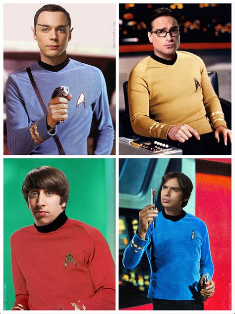 The Big Bang Theory Star Trek By Rabittooth On Deviantart