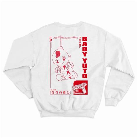 Jschlatt Sweatshirts Baby Yuto Printed 2 Sides Pullover Sweatshirt