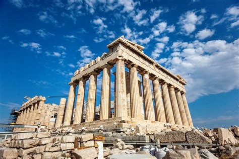The Greek Travelling Destination Acropolis Of Athens Greece World