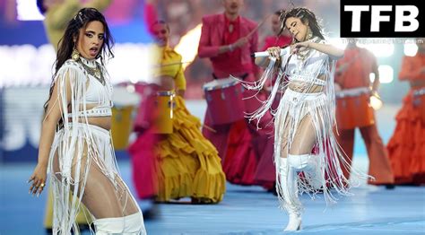 camila cabello flaunts her curves as she performs at the champions league final opening ceremony