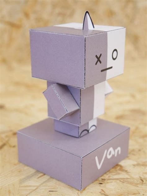 Van Bt21 Cubeecraft By Sugarbee908 On Deviantart Paper Toys