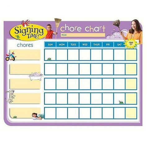 Preschool Chores Printable Chore Chart And Preschool On Pinterest