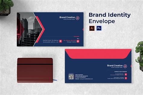 Brand Identity Envelope Print Template