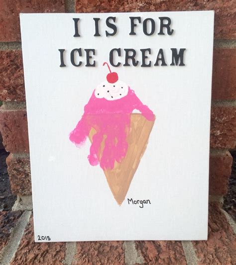 Handprint Ice Cream Cone Parent Holiday Gifts Holiday Gifts Crafts