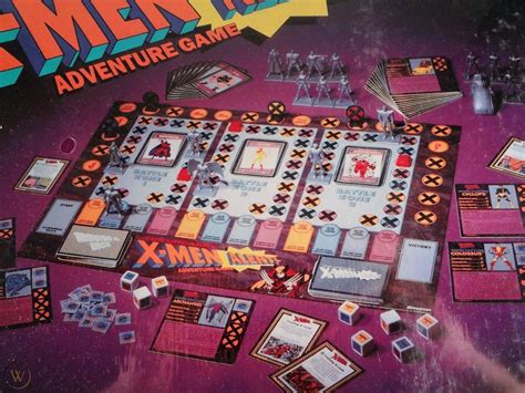 New Sealed 1992 Pressman The Uncanny X Men Alert Adventure Board Game
