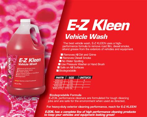 E Z Kleen Vehicle Wash Afs Diesel Truck And Body