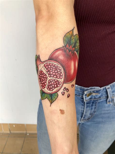 Tattoo Pomegranate Tattoo Left Arm Tattoos Tattoos