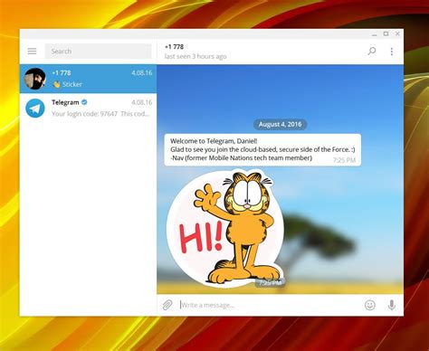 Telegram Desktop Update Adds Handy Improvements For Group Chats And Stickers Windows Central