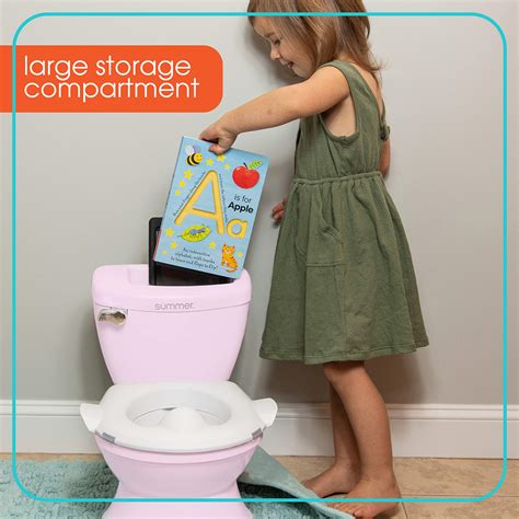 Summer My Size Potty With Transition Ring And Storage Pink Realistic