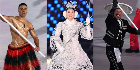 The Best Outfits From The Winter Olympics Opening Ceremony Business Insider